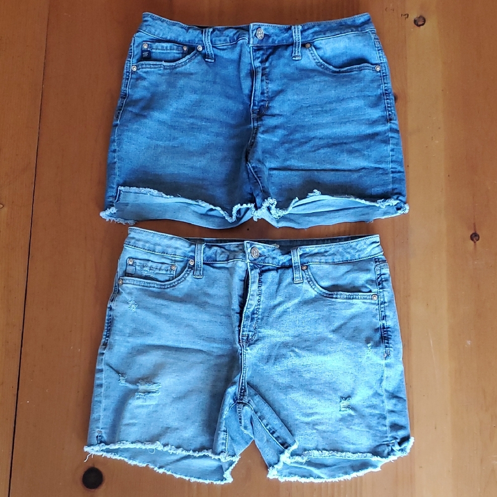 Two Pairs Of Seven7 Brand Shorts